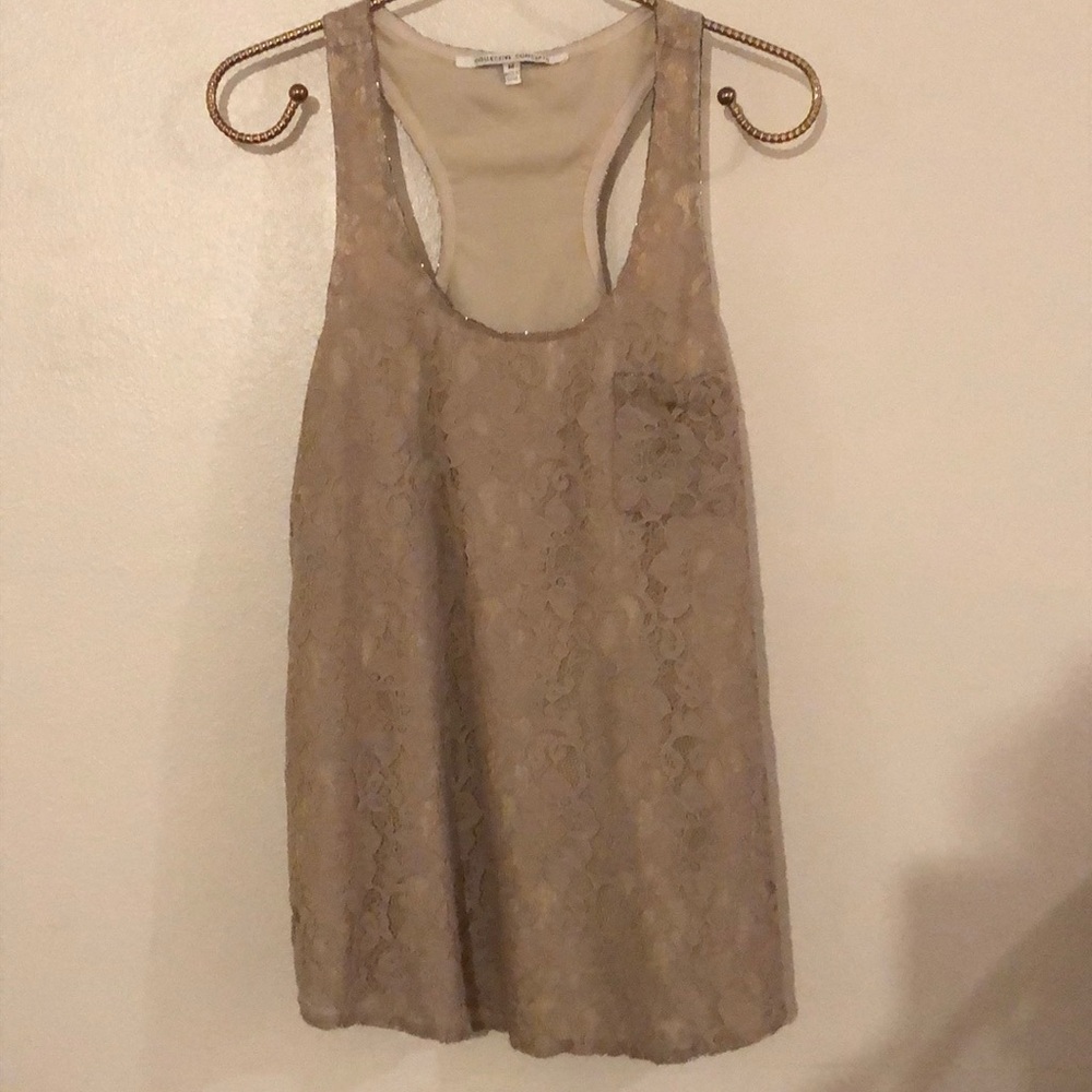 Collective Concepts Size Medium Lace Gold beaded